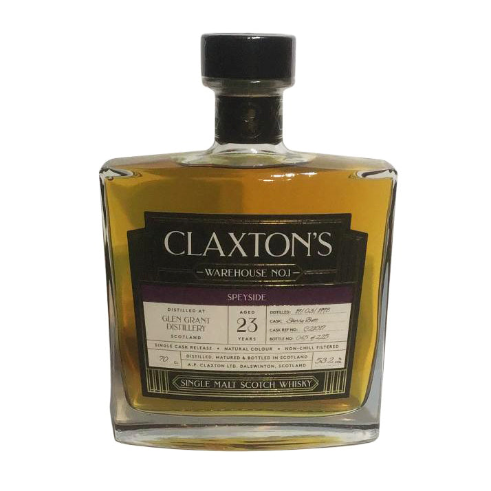 Glen Grant 1998 / Sherry Butt / Warehouse No. 1 / Claxton's / 53.2%abv / 70cl