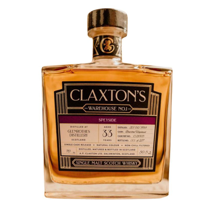 Glenrothes 1988 / Bourbon Hogshead / Warehouse No. 1 / Claxton's / 50 ...