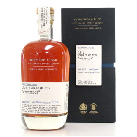 Jamaican Rum 1977 / 35 Year Old / Berry Brothers & Rudd / Exceptional Casks / 60.3% / 70cl